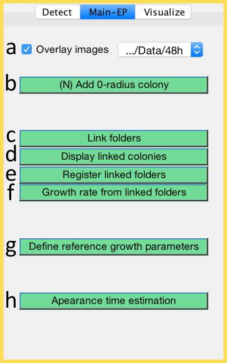 Endpoint tab of GUI